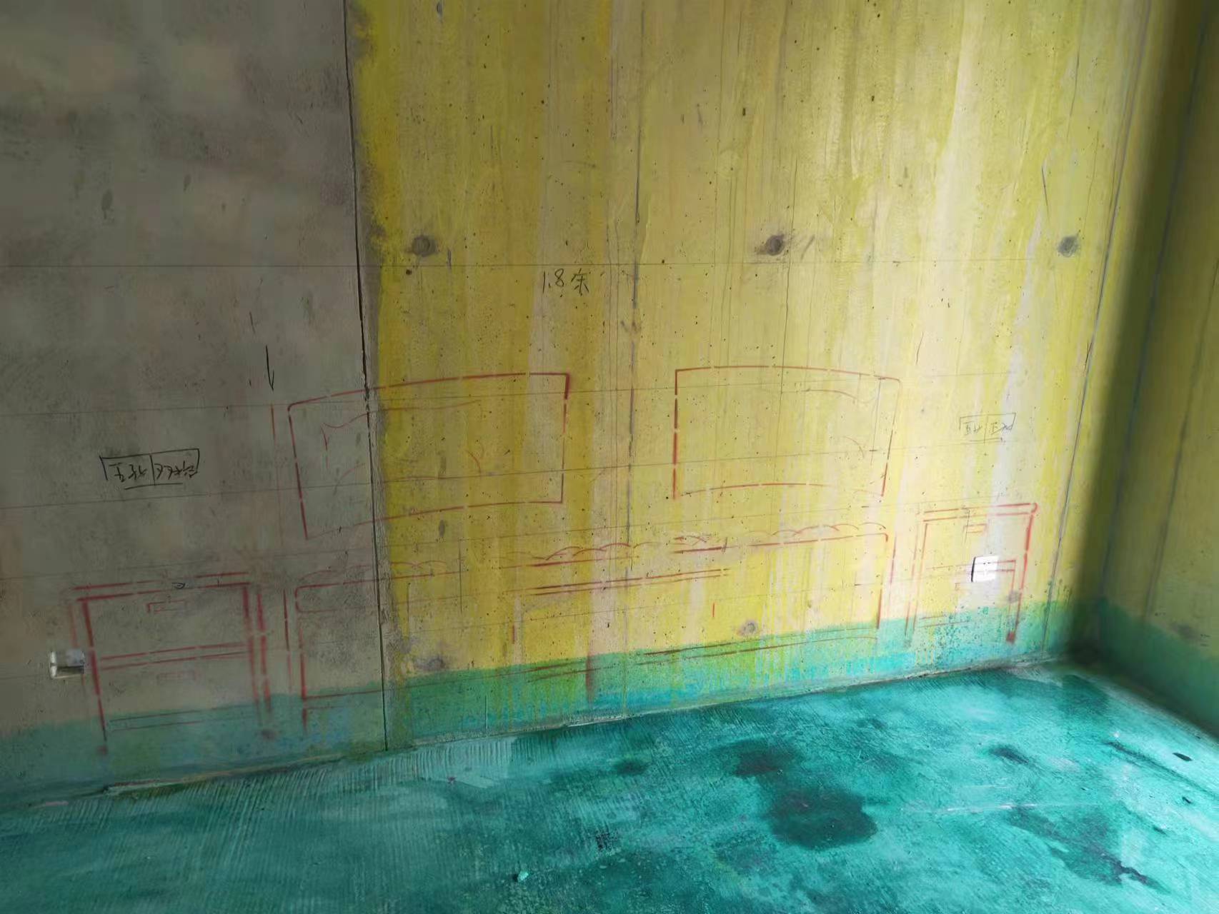 天正银河湾108m²北欧风格装修工地-前期施工