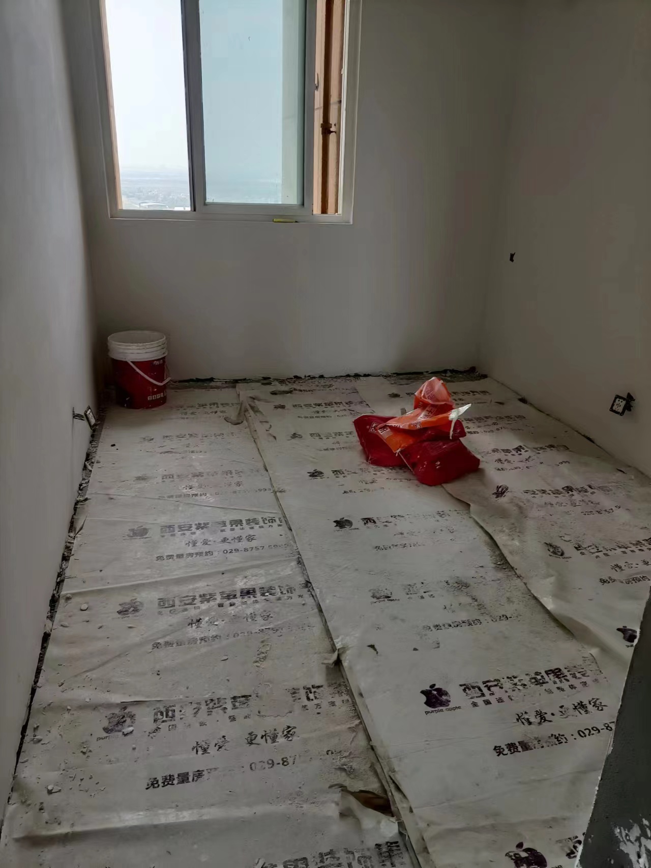 云溪东境118m²地中海风格装修工地-中期施工