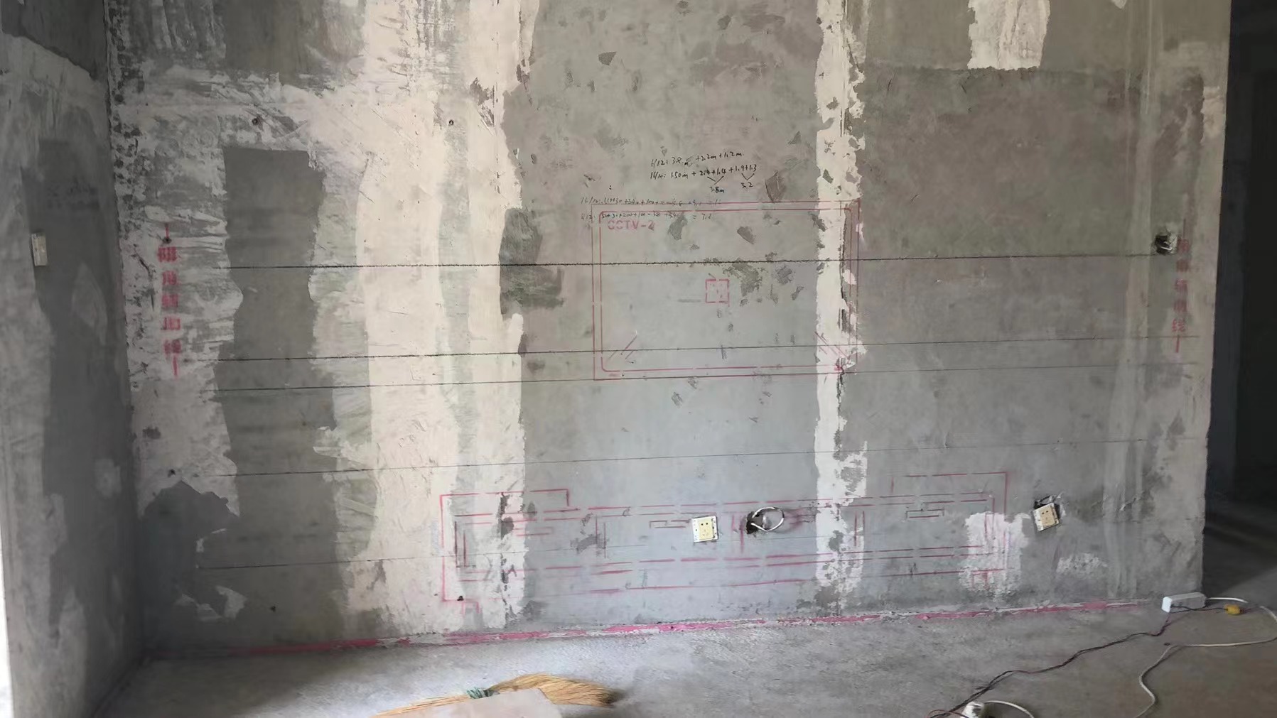 太和路汇林华城A区89m²美式风格装修工地-前期施工