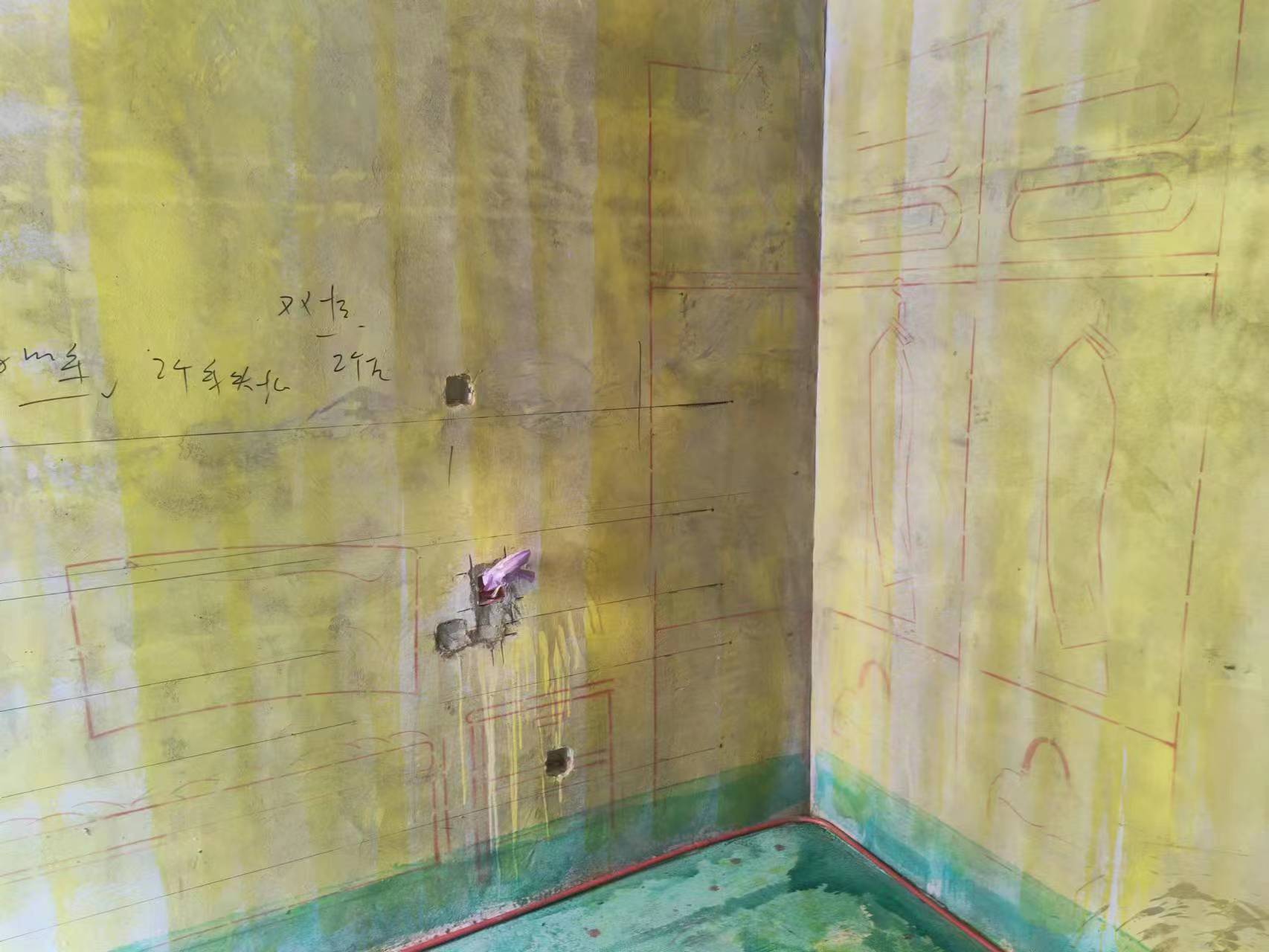 西安润泽园138㎡中式风格媒体工地形象房-前期施工