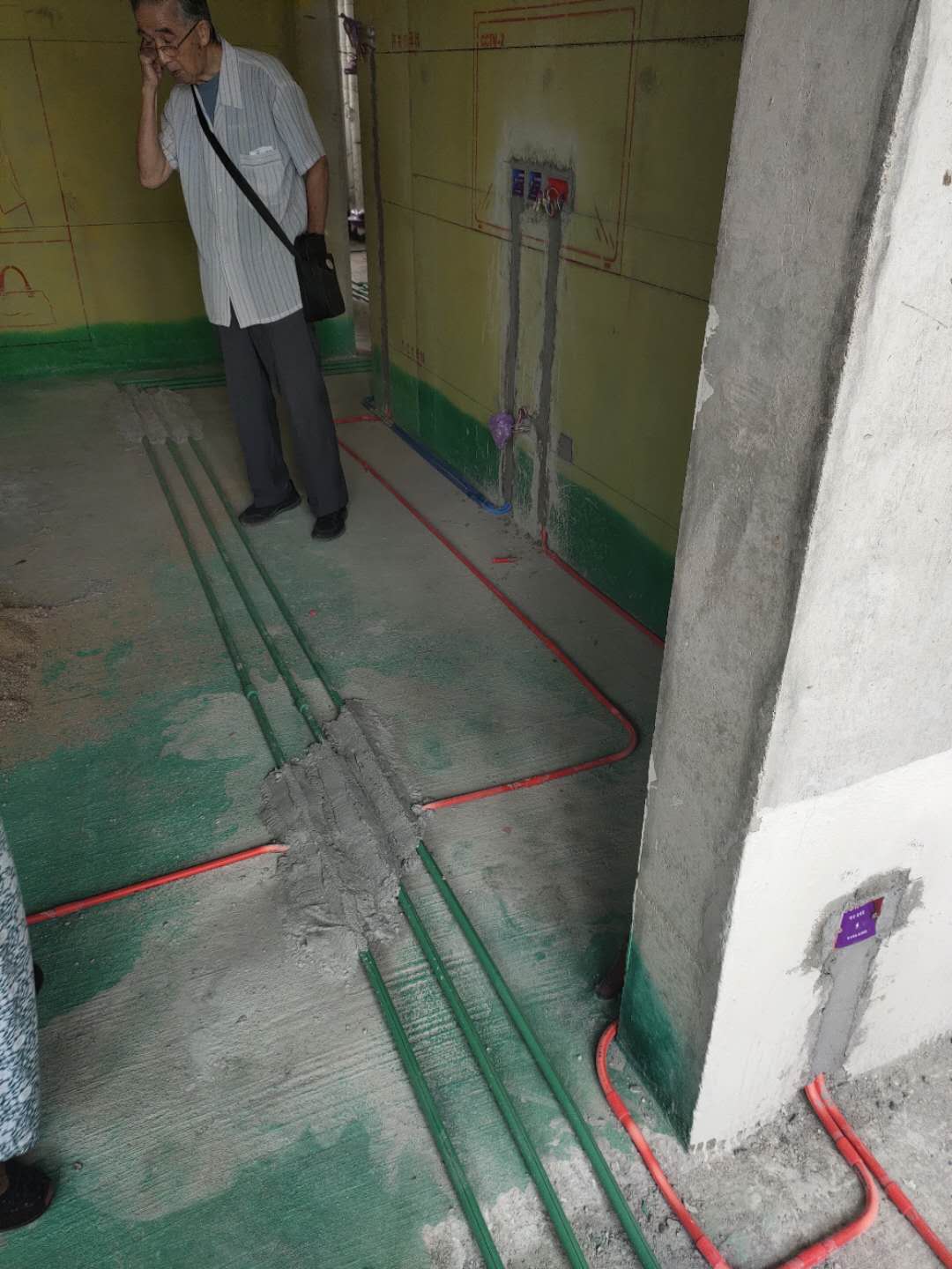 天龙新城165m²中式装修工地-前期施工