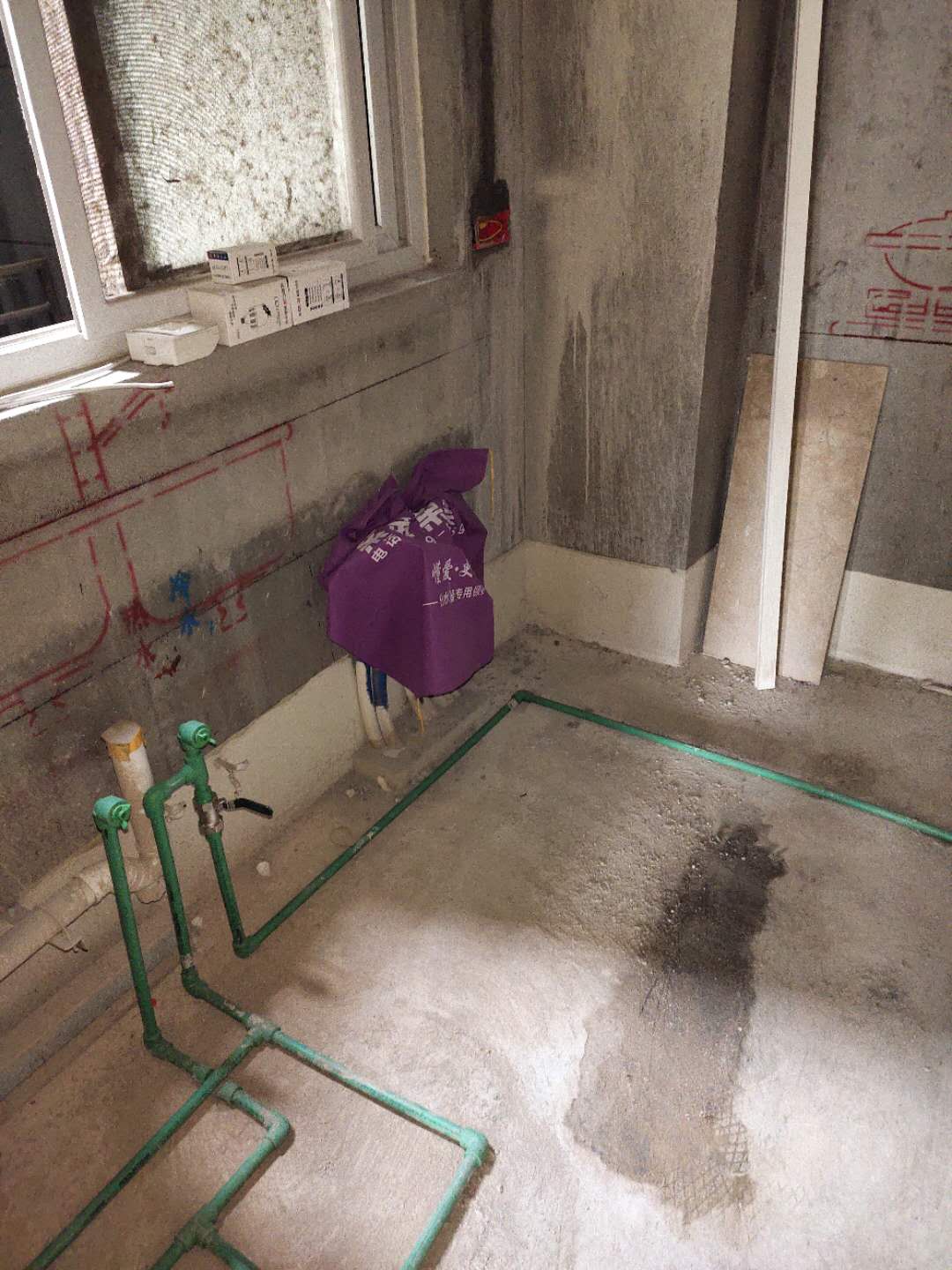天龙新城165m²中式装修工地-前期施工